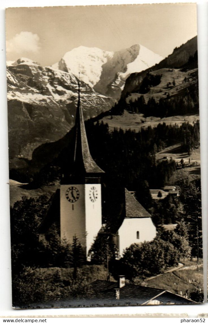 Frutigen  Kirche -balmhorn Und Altels - Frutigen