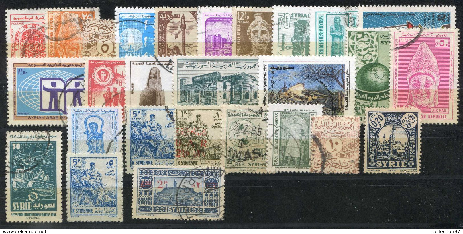 REF093 > SYRIE < LOT Oblitéré De 116 Valeurs Ø - Used Ø - Syrie