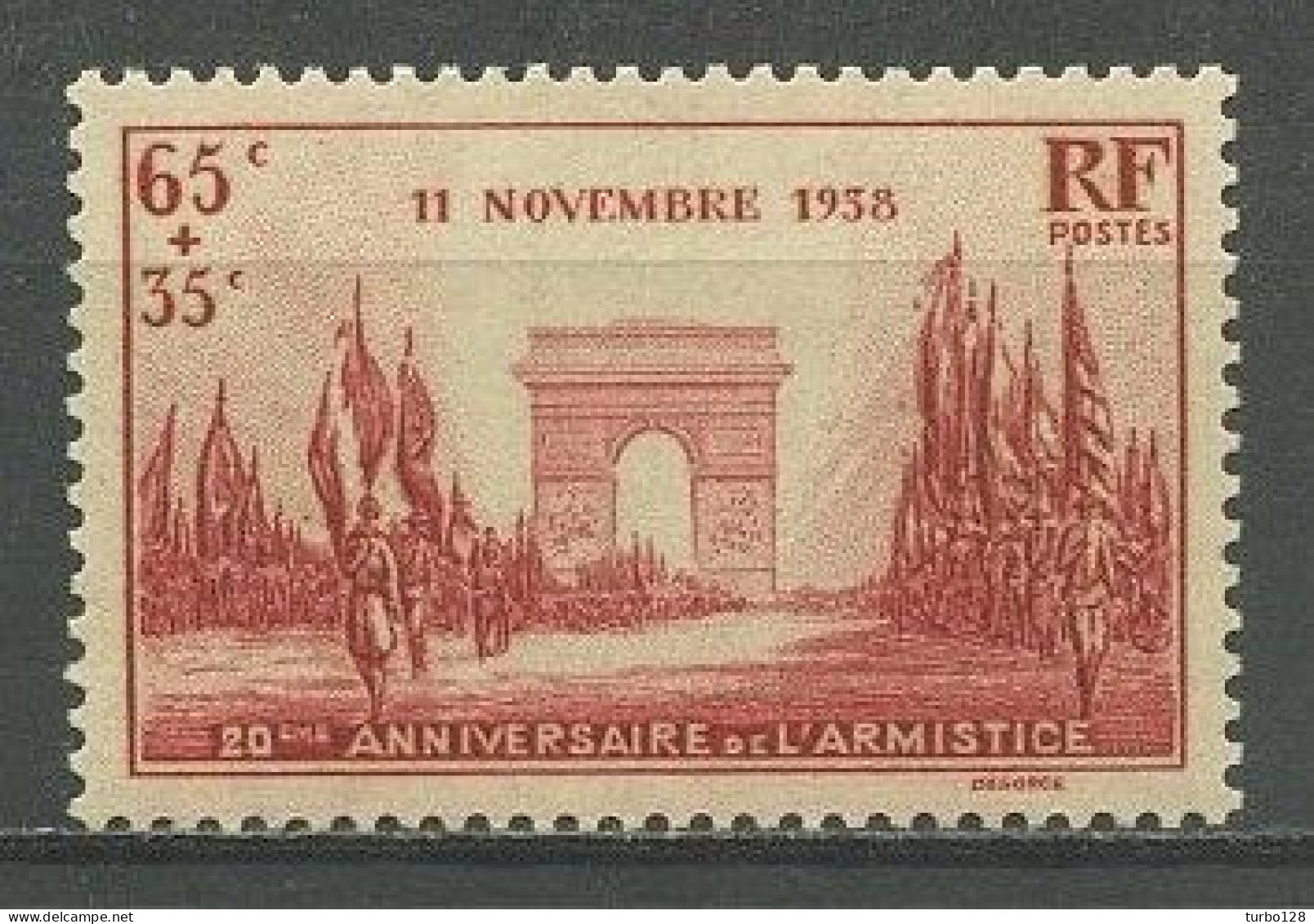 FRANCE 1938 N° 403 ** Neuf MNH Superbe C 6 € Arc De Triomphe Anniversaire De La Victoire Défilé - Ongebruikt