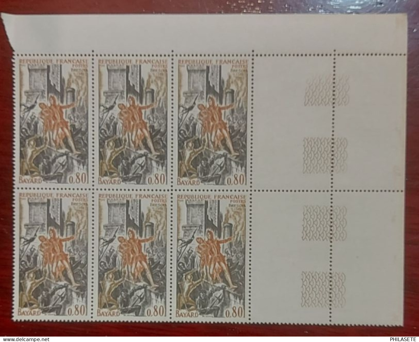 France Bloc De 6 Timbres Neuf** YV N° 1617 Bayard - Nuevos