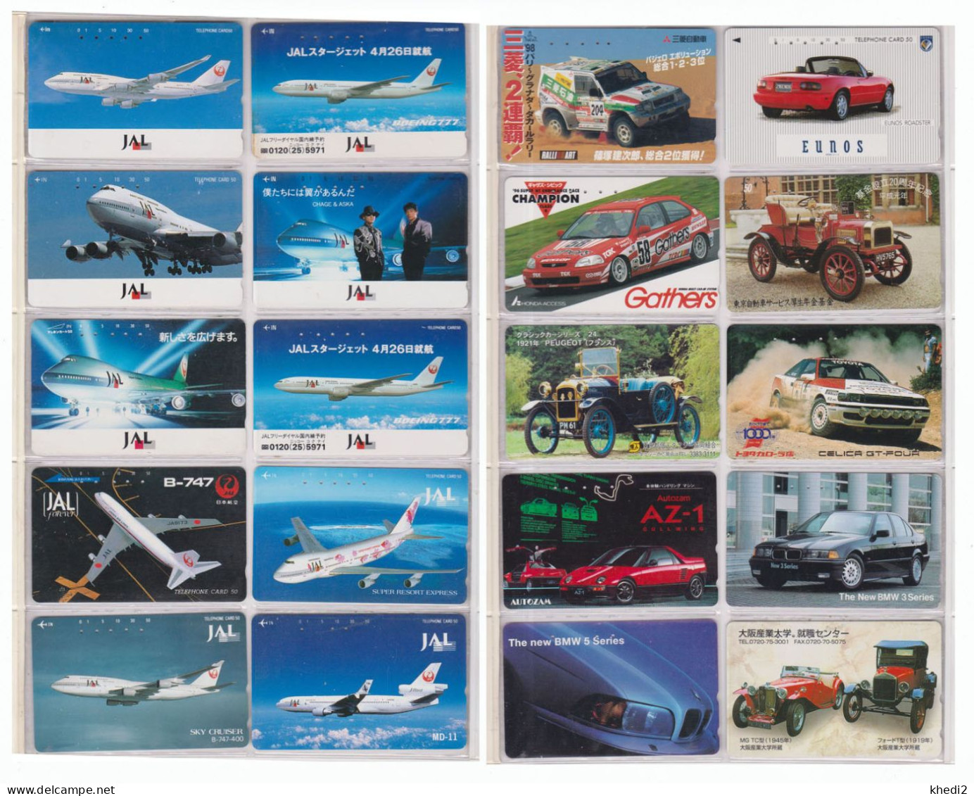 SUPER LOT De 1000 TELECARTES JAPON / NOMBREUX THEMES - ALL DIFFERENT JAPAN PHONECARDS TELEFONKARTEN - Japan