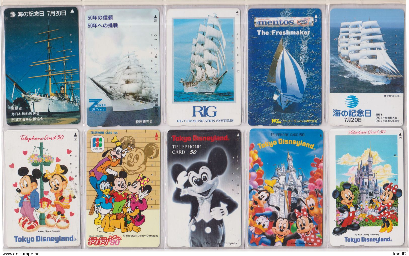 SUPER LOT de 1000 TELECARTES JAPON / NOMBREUX THEMES - ALL DIFFERENT JAPAN PHONECARDS TELEFONKARTEN