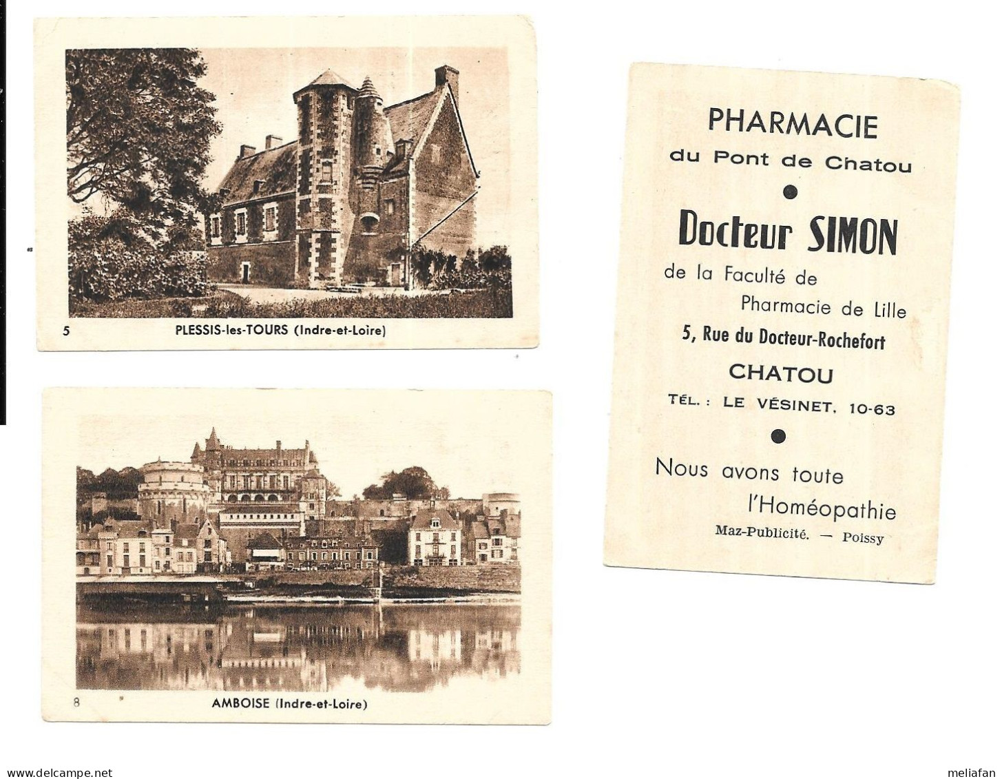 CY56 - IMAGES PHARMACIE SIMON CHATOU - AMBOISE - PLESSIS LES TOURS - Other & Unclassified