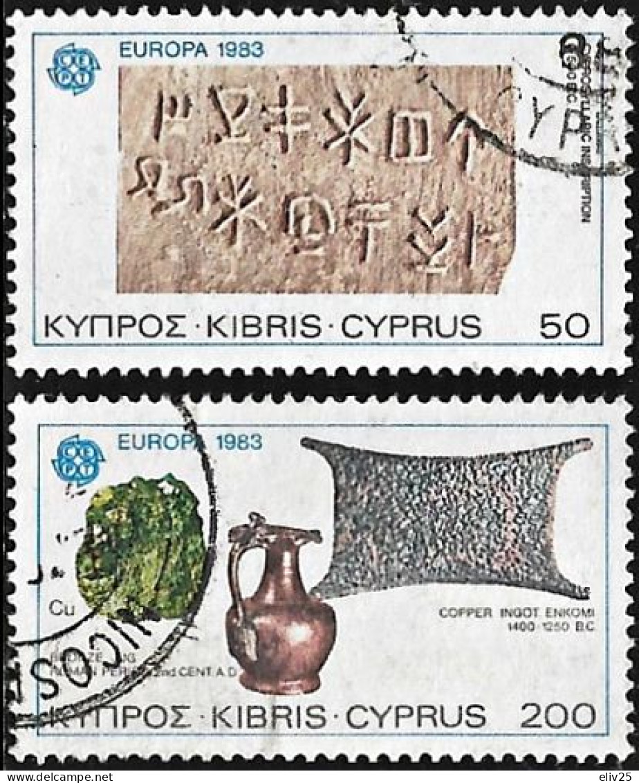 Cyprus 1983, Europa CEPT - 2 V. Used - 1983