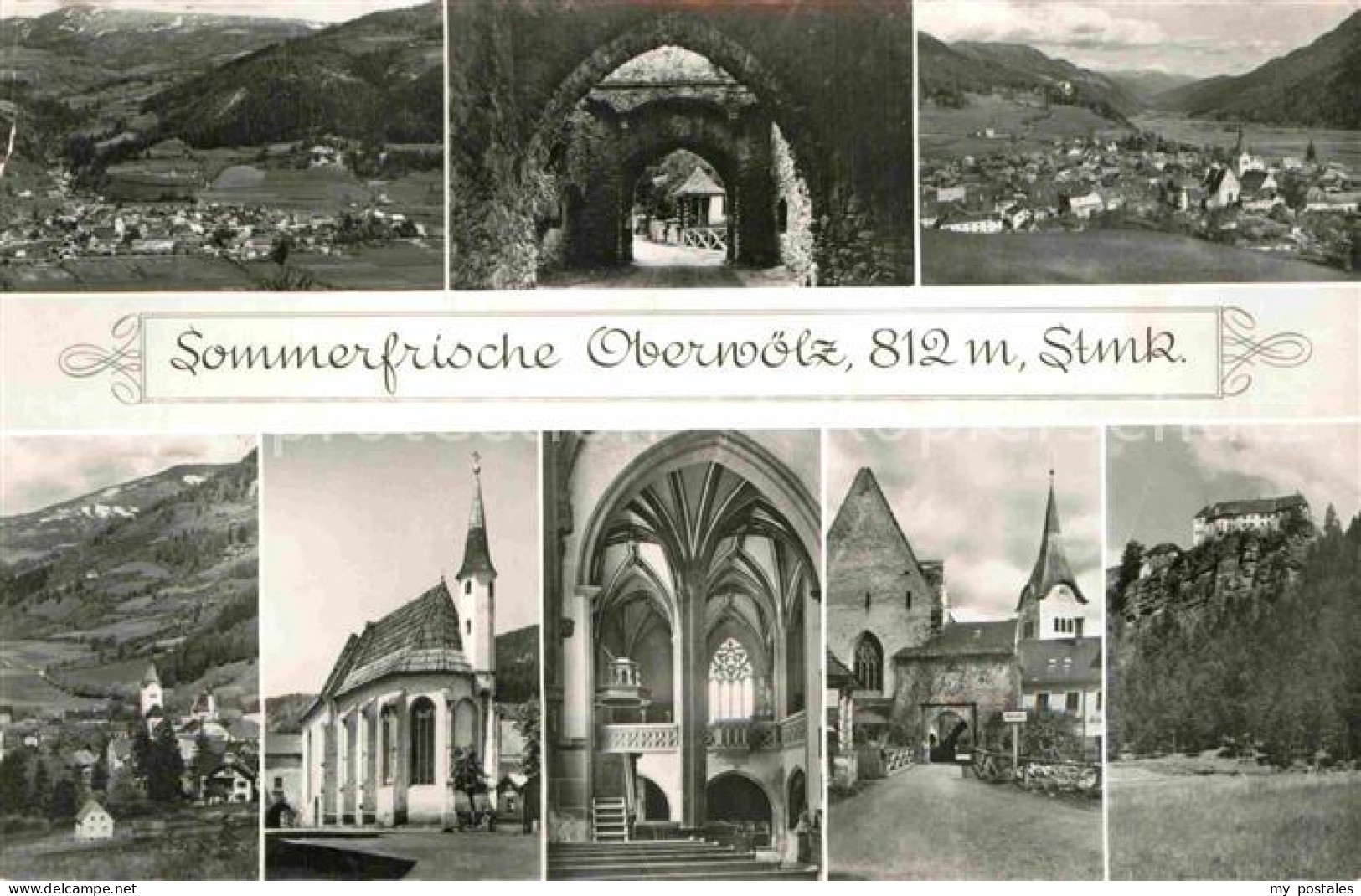 72892171 Oberwoelz Stadt Sommerfrische Ortsmotive Mit Kirche Oberwoelz Stadt - Autres & Non Classés