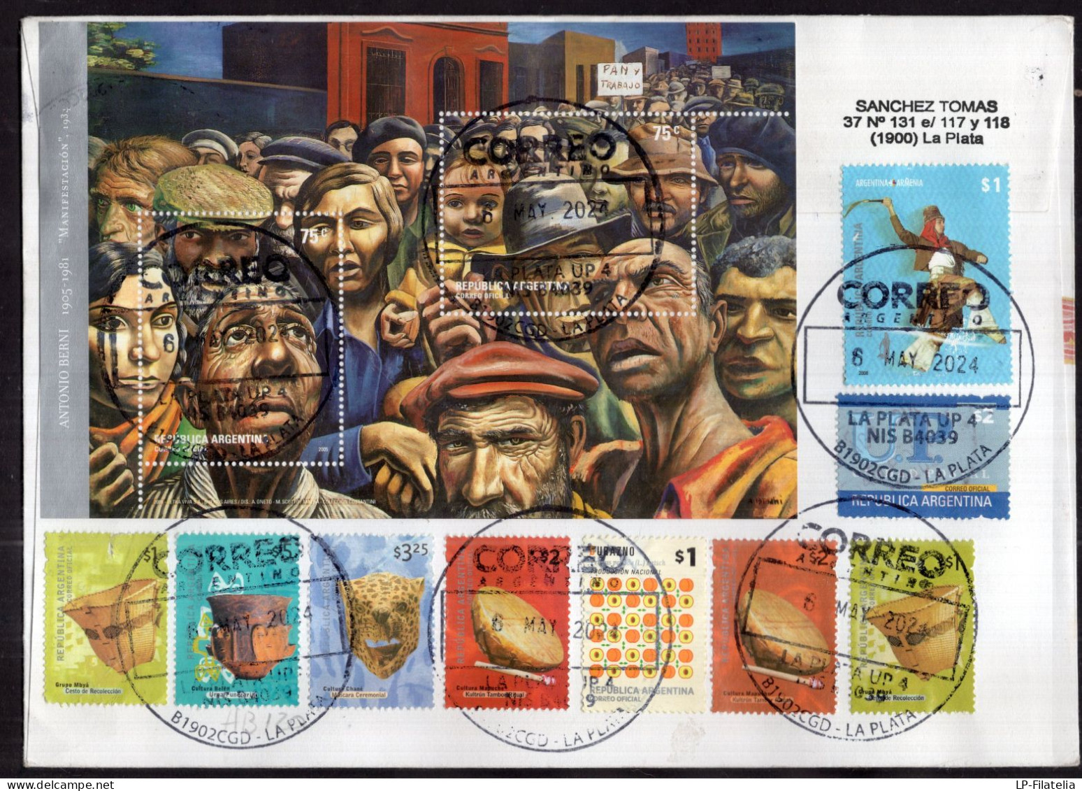 Argentina - 2024 - Tango - Modern Stamps - Diverse Stamps - Lettres & Documents