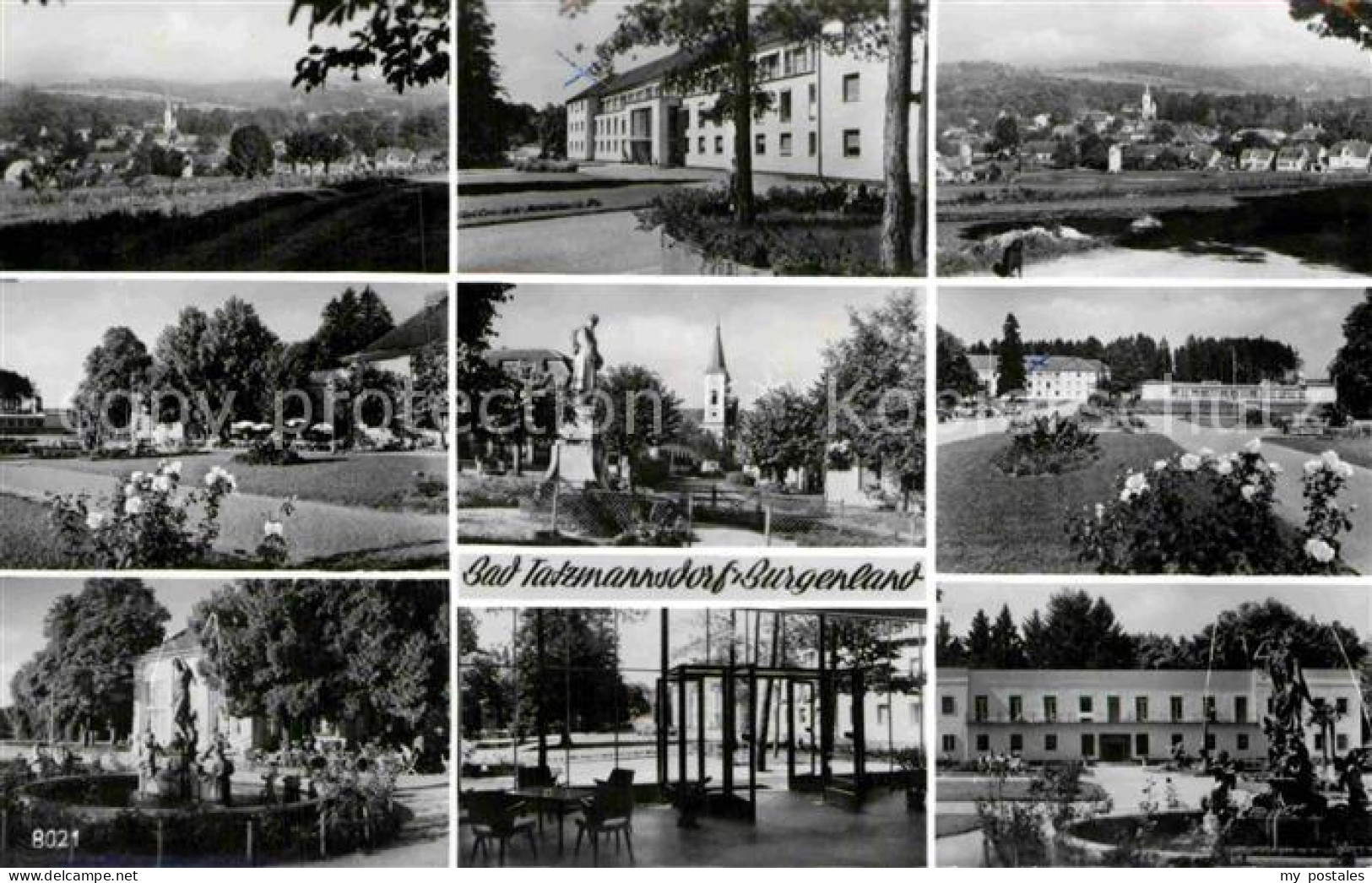 72892092 Bad Tatzmannsdorf Burgenland Teilansichten Kurhaus Kurpark Denkmal Brun - Andere & Zonder Classificatie