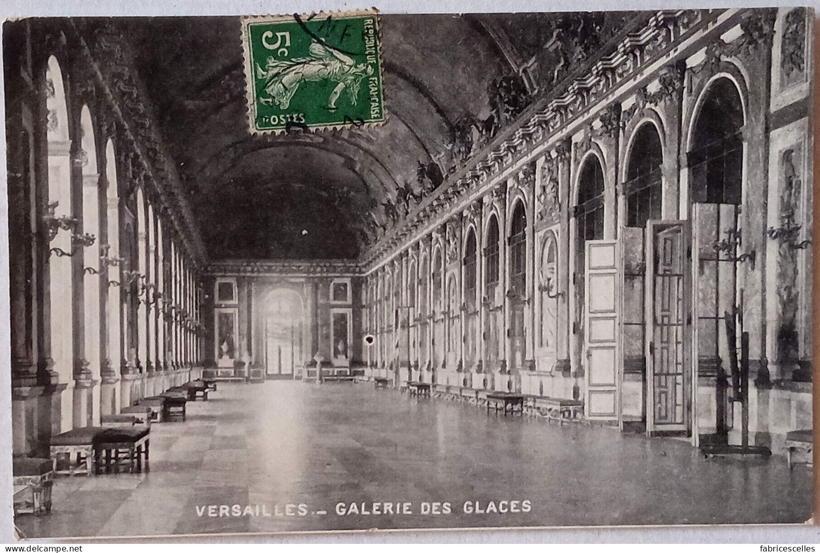 CPA  Non Circulée Affranchie à 5 Centimes - Valognes (Manche) / Versailles - Galerie Des Glaces  (15) - Valognes