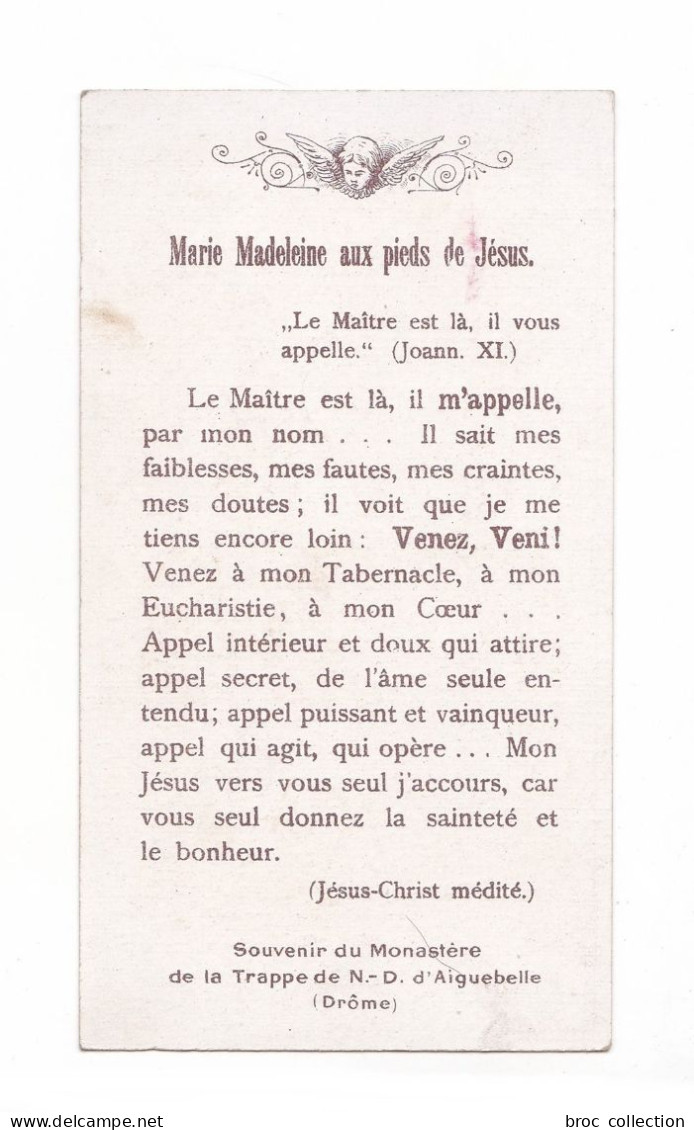 Marie-Madeleine Aux Pieds De Jésus, Chez Marthe Et Marie-Madeleine, éd. N.-D. D'Aiguebelle - Devotion Images