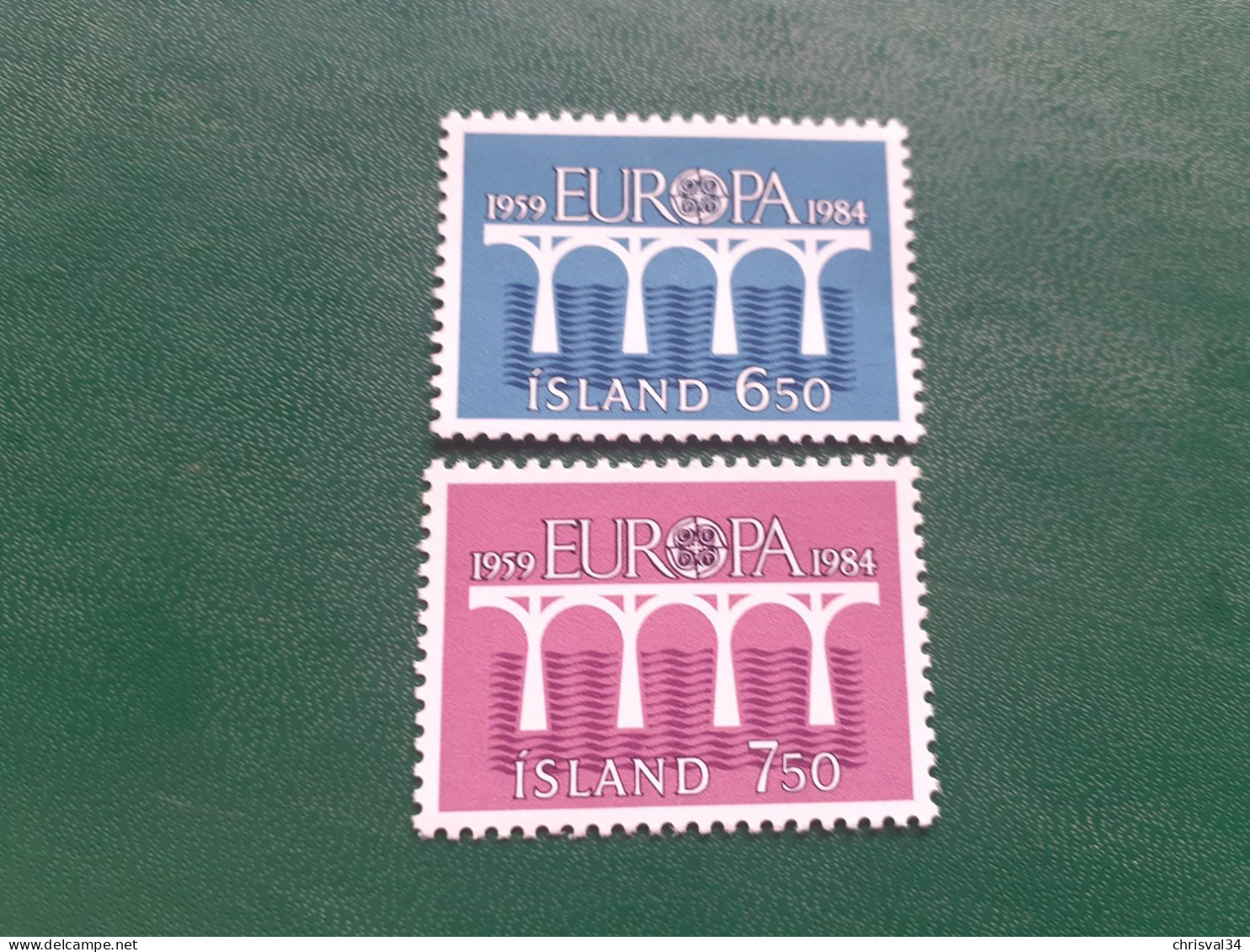 TIMBRES   ISLANDE  ANNEE  1984    N  567  /  568     NEUFS  LUXE** - Nuovi