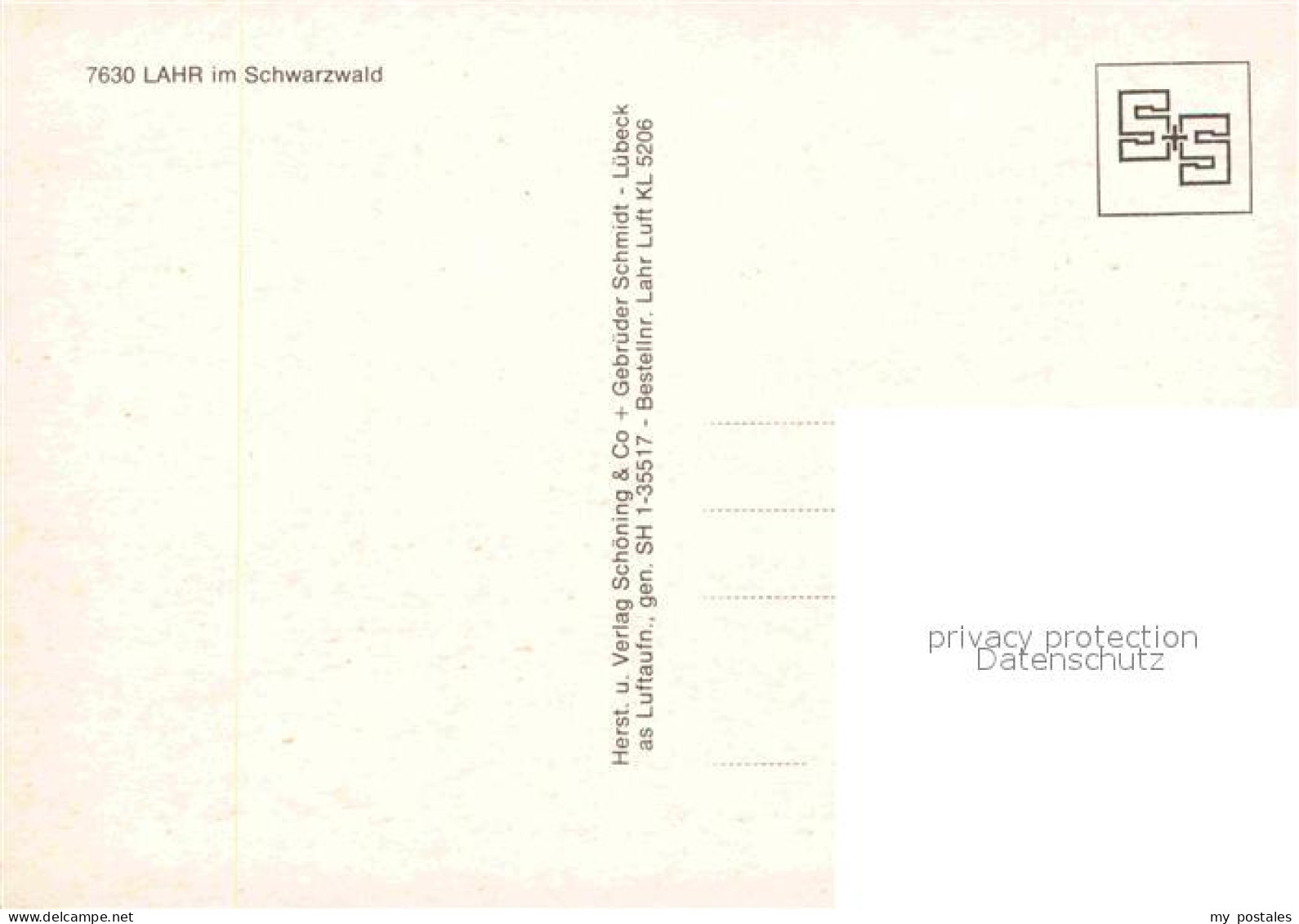 72891834 Lahr Schwarzwald Fliegeraufnahme Lahr - Lahr