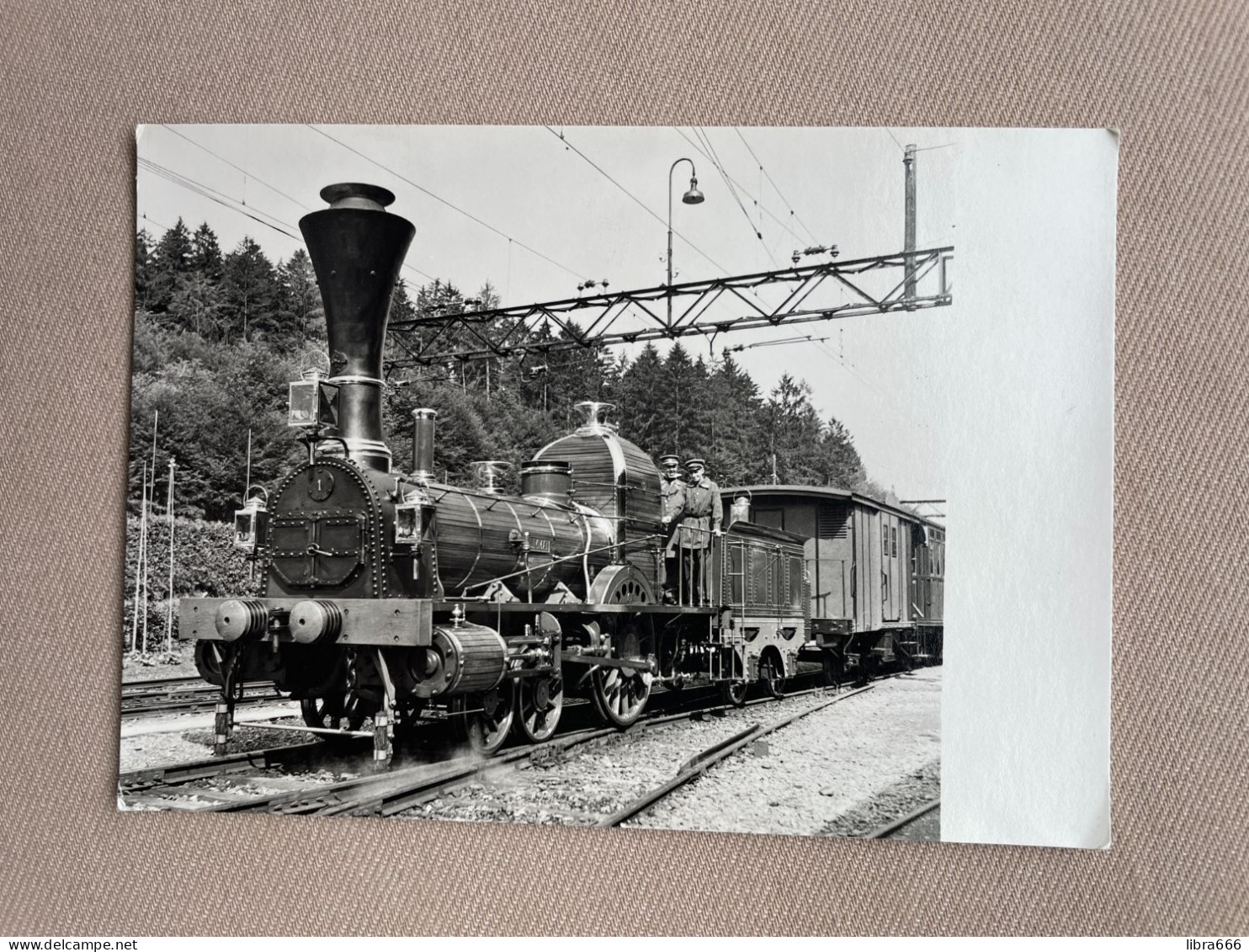 SNB - Spanisch-Brötlibahn - Lok. D 1/3 1 "Limmat"  / Fotodienst SBB - Treinen