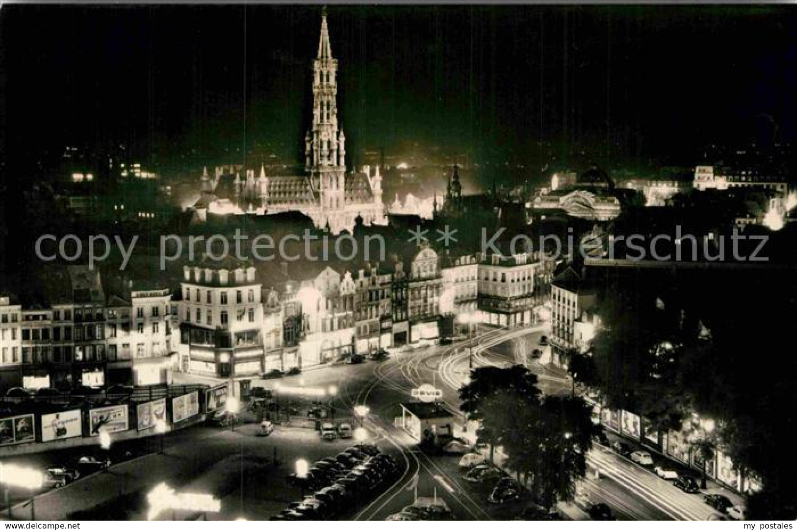 72891731 Bruxelles Bruessel Stadtzentrum Bei Nacht  - Sonstige & Ohne Zuordnung