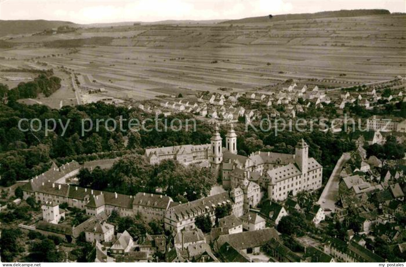 72891361 Bad Mergentheim Fliegeraufnahme Hoch- Und Deutschmeister-Schloss  Bad M - Bad Mergentheim