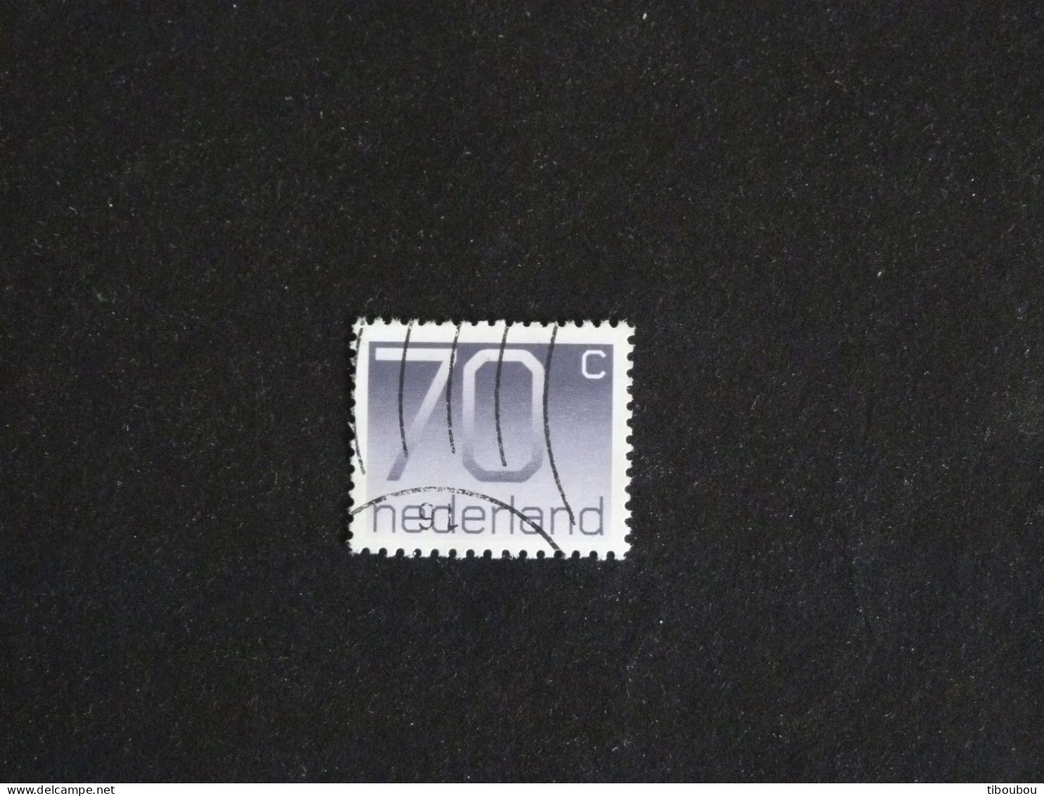 PAYS BAS NEDERLAND YT 1380A OBLITERE - CENTENAIRE TIMBRE A CHIFFRES - Used Stamps