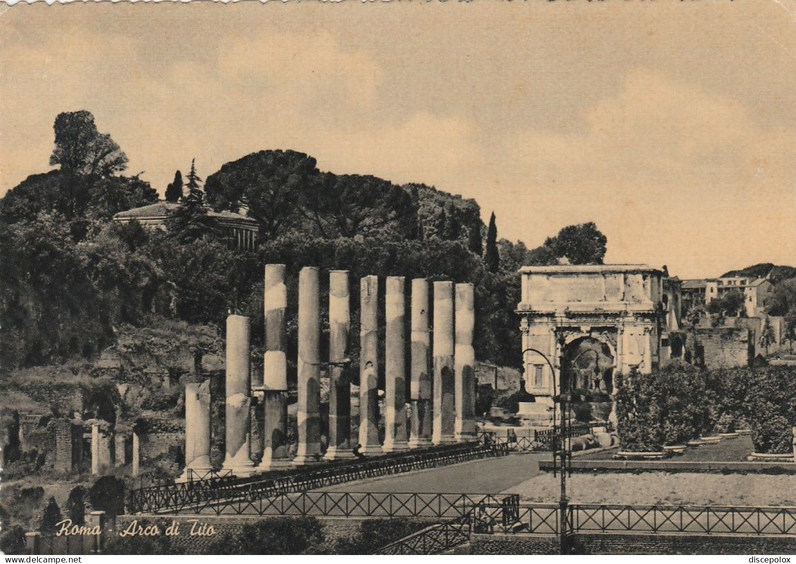 AD351 Roma - Arco Di Tito - Foro Romano / Viaggiata 1953 - Autres Monuments, édifices