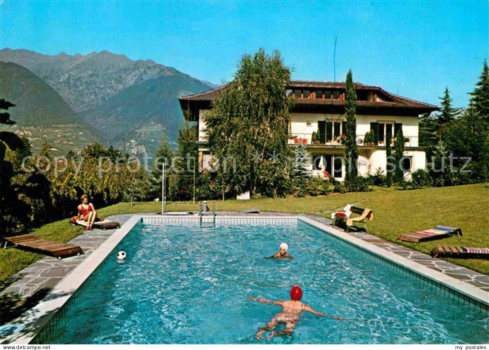 72891272 Obermais Meran Schwimmbad Merano - Autres & Non Classés