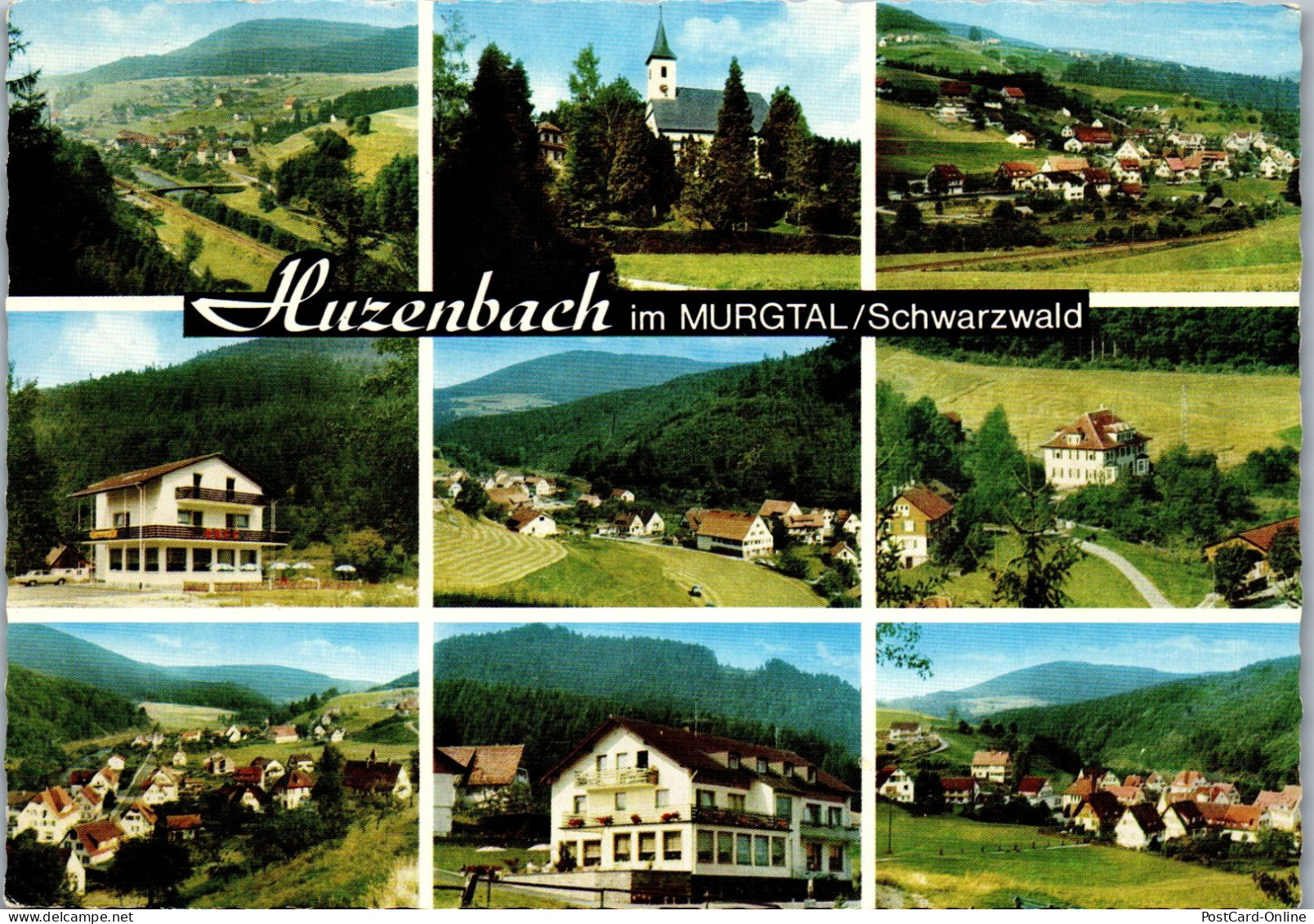 51753 - Deutschland - Huzenbach , Im Murgtal , Schwarzwald , Höhenhotel Familie Pfeifle Bubenheim - Gel. 1969 - Baiersbronn
