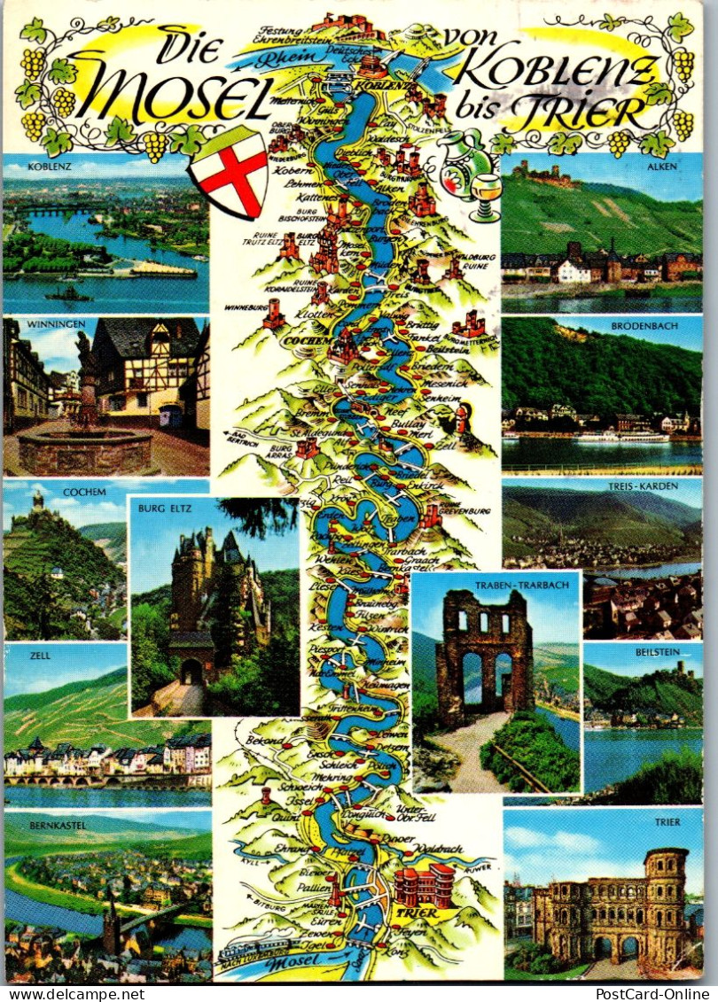 51743 - Deutschland - Die Mosel , Von Koblenz Bis Trier - Gelaufen  - Autres & Non Classés