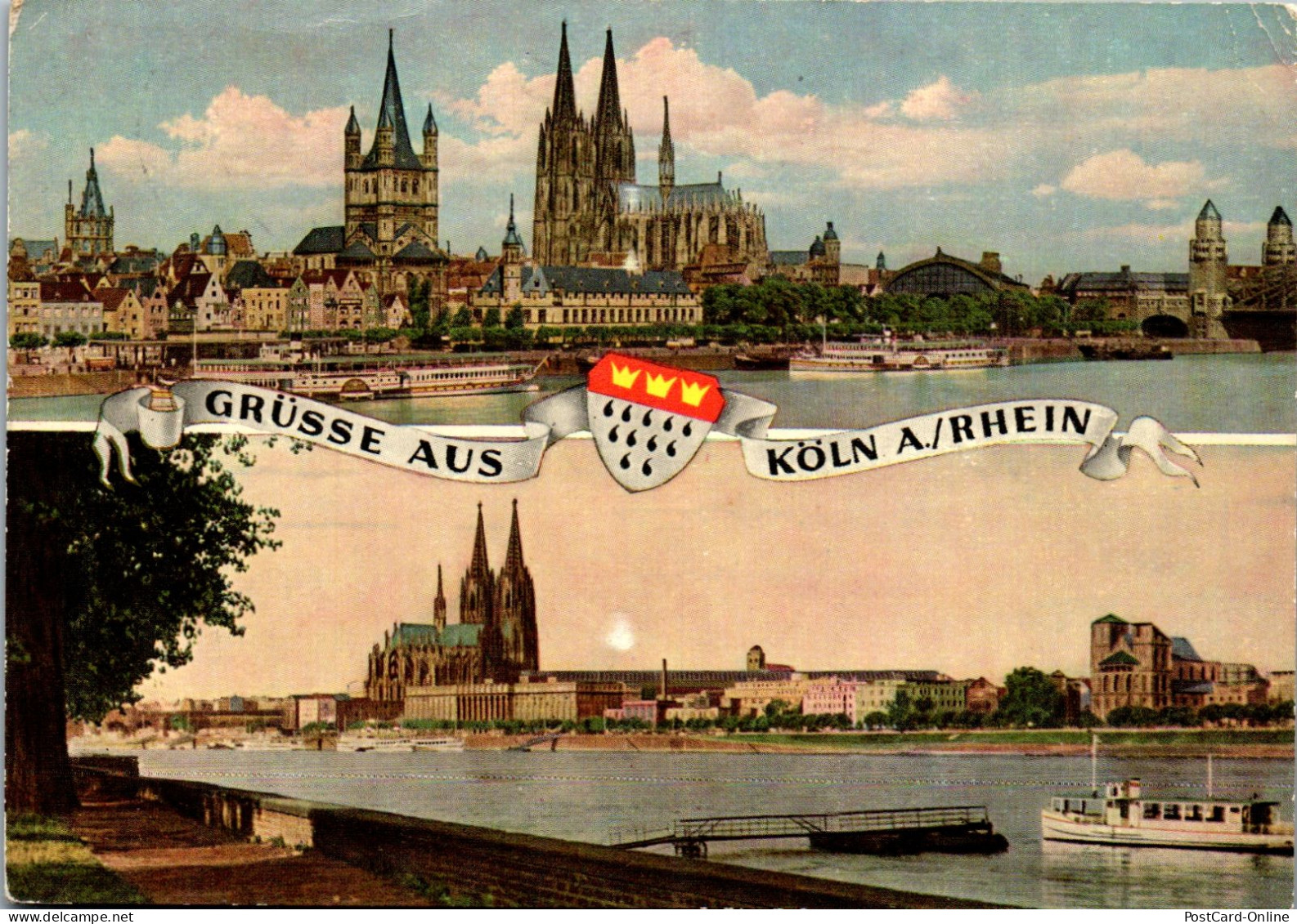 51742 - Deutschland - Köln , Mehrbildkarte - Gelaufen 1962 - Köln