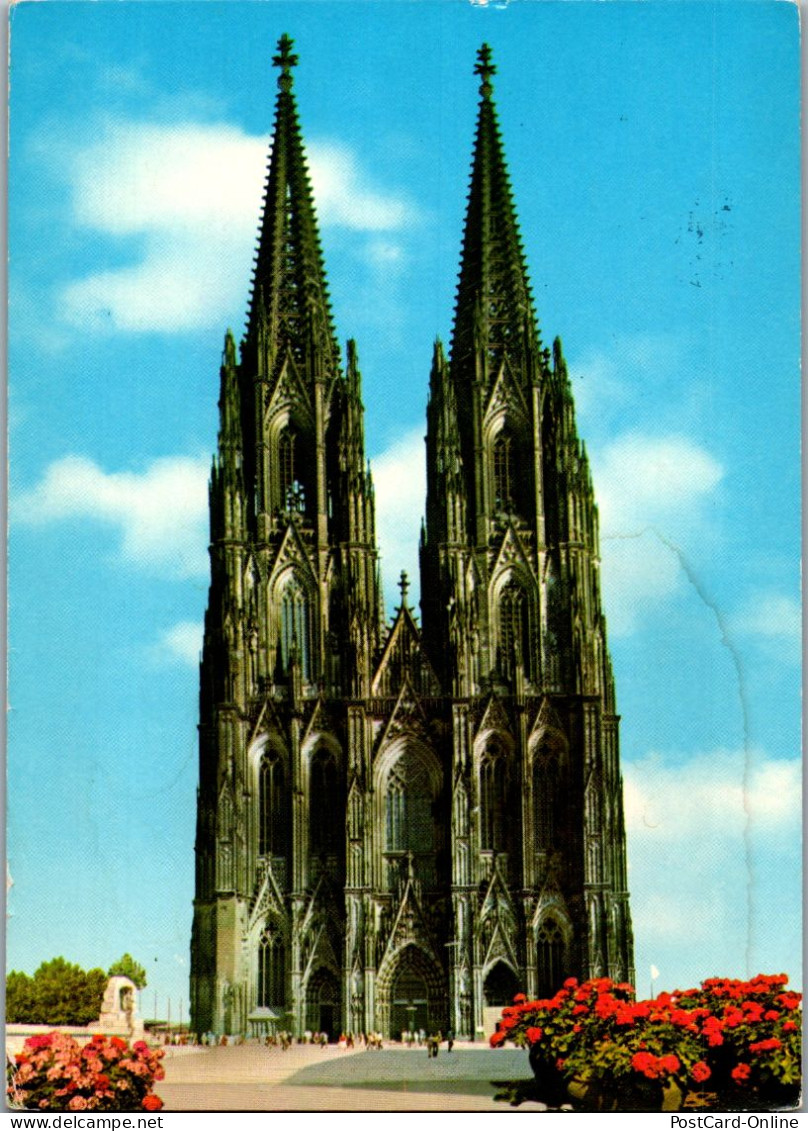 51738 - Deutschland - Köln , Dom Westseite - Gelaufen  - Koeln