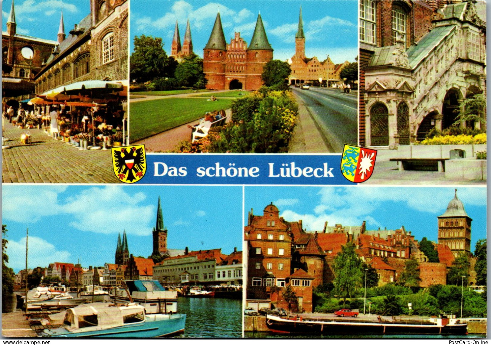 51733 - Deutschland - Lübeck , Mehrbildkarte - Gelaufen 1983 - Luebeck