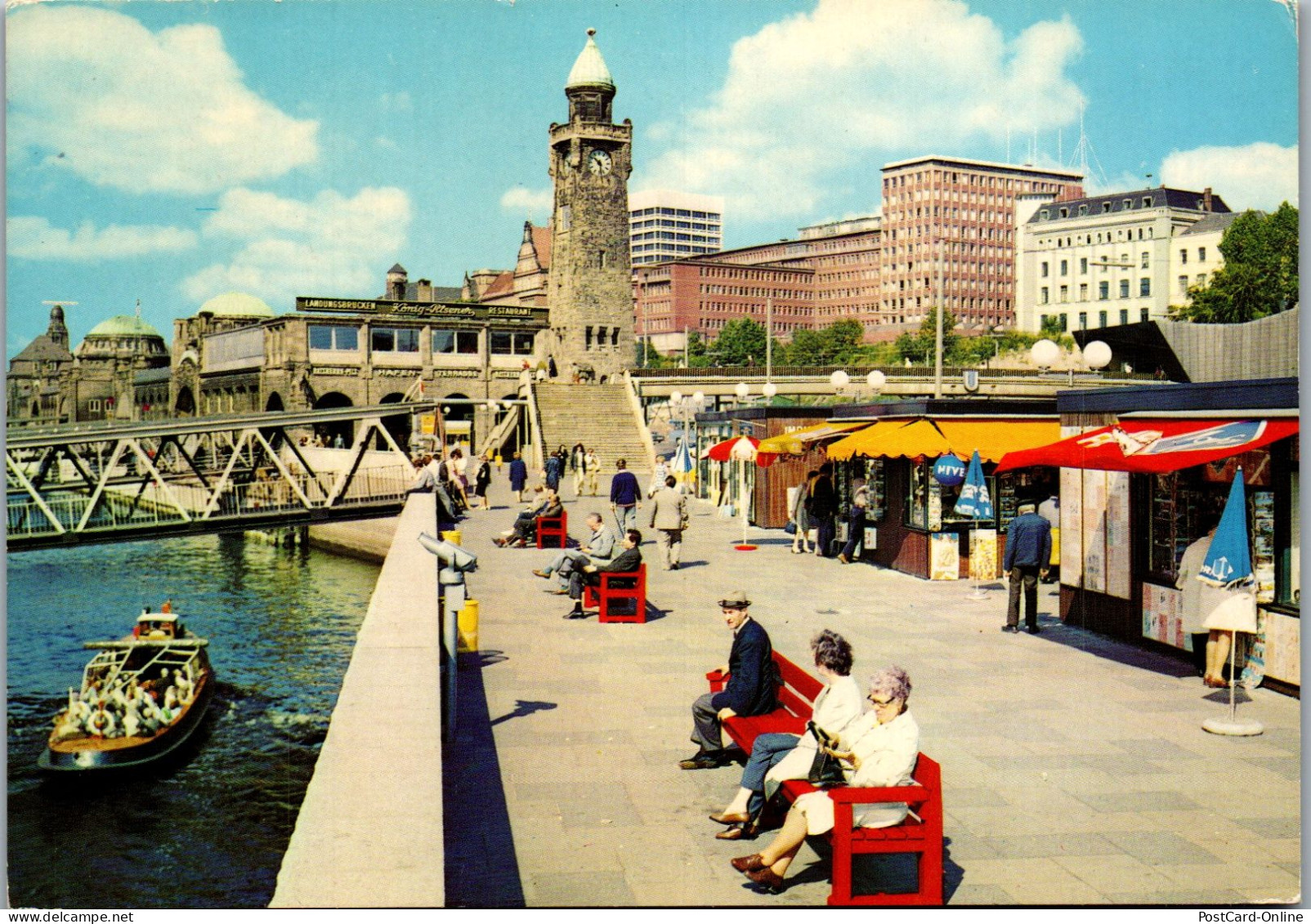 51726 - Deutschland - Hamburg , St. Pauli Landungsbrücken - Gelaufen 1980 - Other & Unclassified
