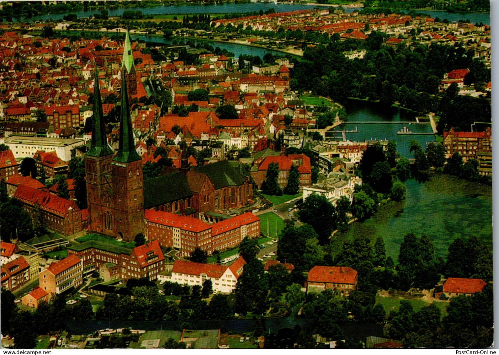 51727 - Deutschland - Lübeck , Hansestadt , Panorama - Gelaufen 1986 - Luebeck
