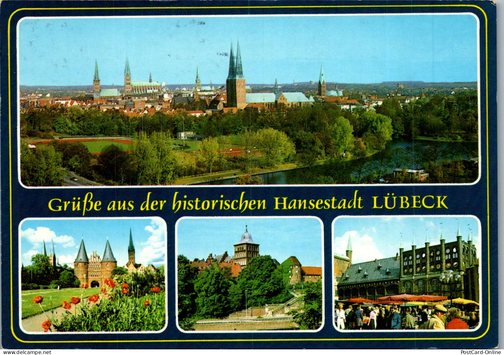 51728 - Deutschland - Lübeck , Mehrbildkarte - Gelaufen  - Lübeck