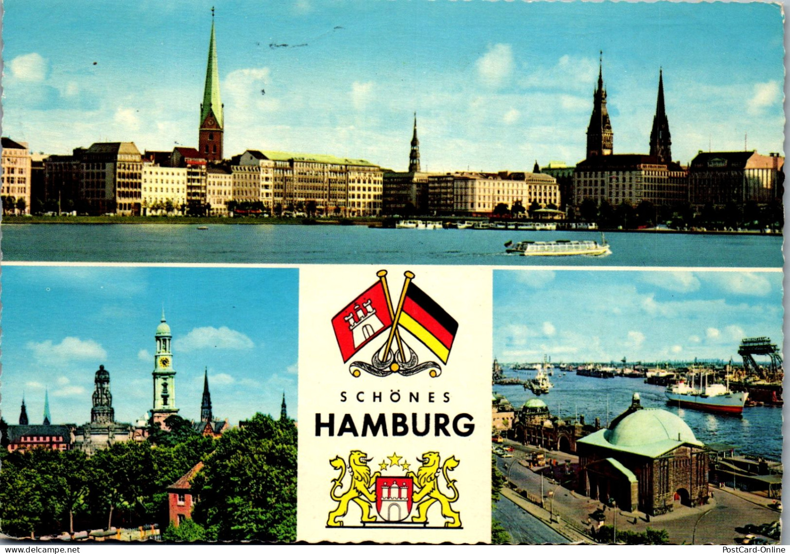 51725 - Deutschland - Hamburg , Mehrbildkarte - Gelaufen  - Autres & Non Classés