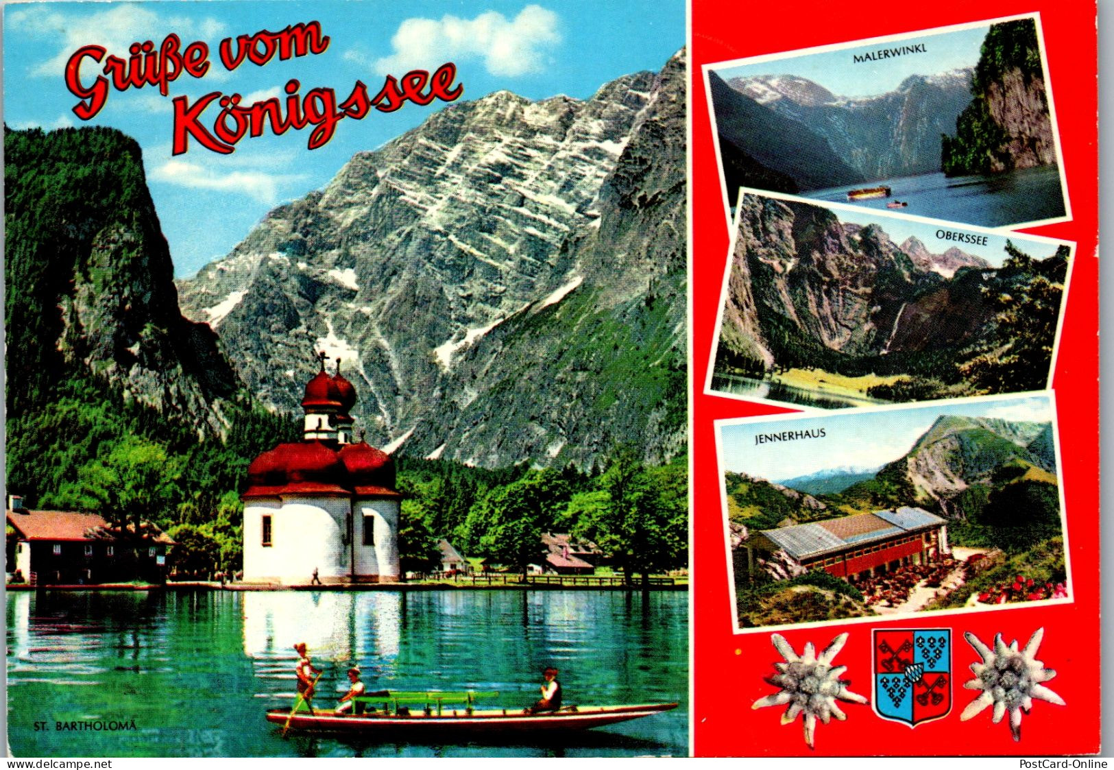 51720 - Deutschland - Königssee , Mehrbildkarte - Nicht Gelaufen 1976 - Berchtesgaden