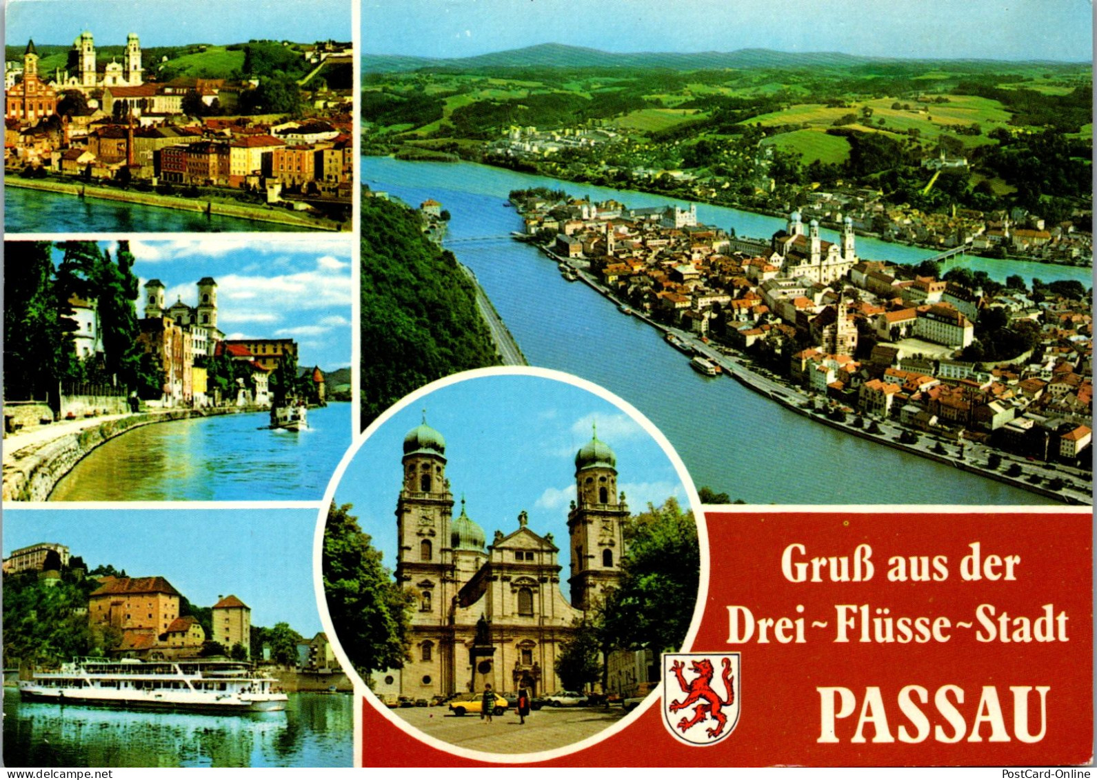 51704 - Deutschland - Passau , Mehrbildkarte - Gelaufen 1984 - Passau