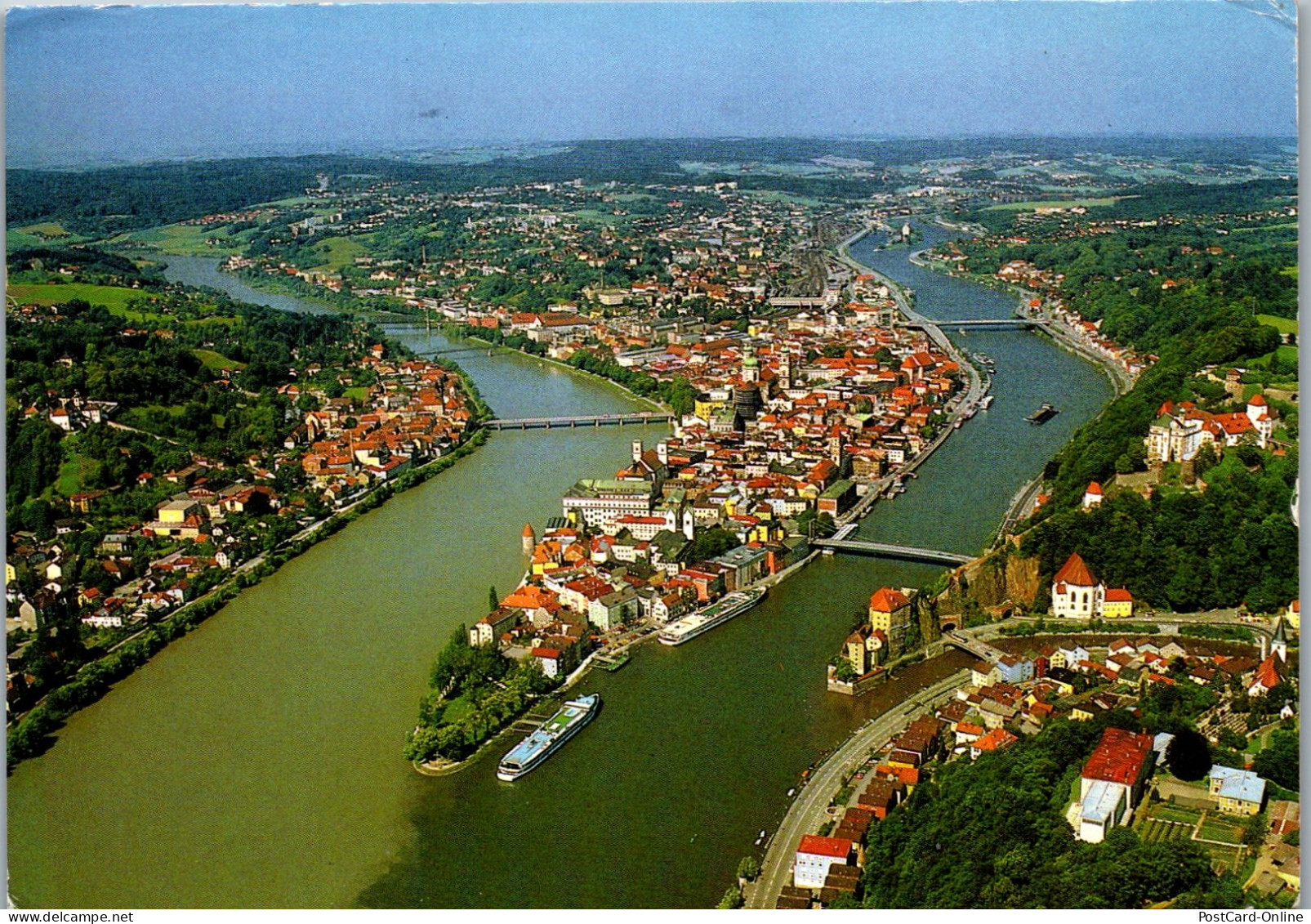 51706 - Deutschland - Passau , Panorama - Gelaufen 1991 - Passau