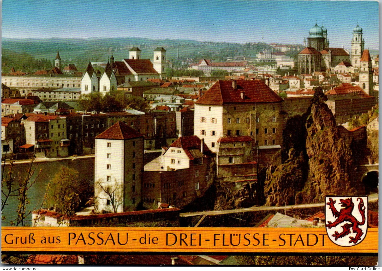 51710 - Deutschland - Passau , Dreiflüssestadt , Burg Niederhaus , Panorama - Nicht Gelaufen  - Passau