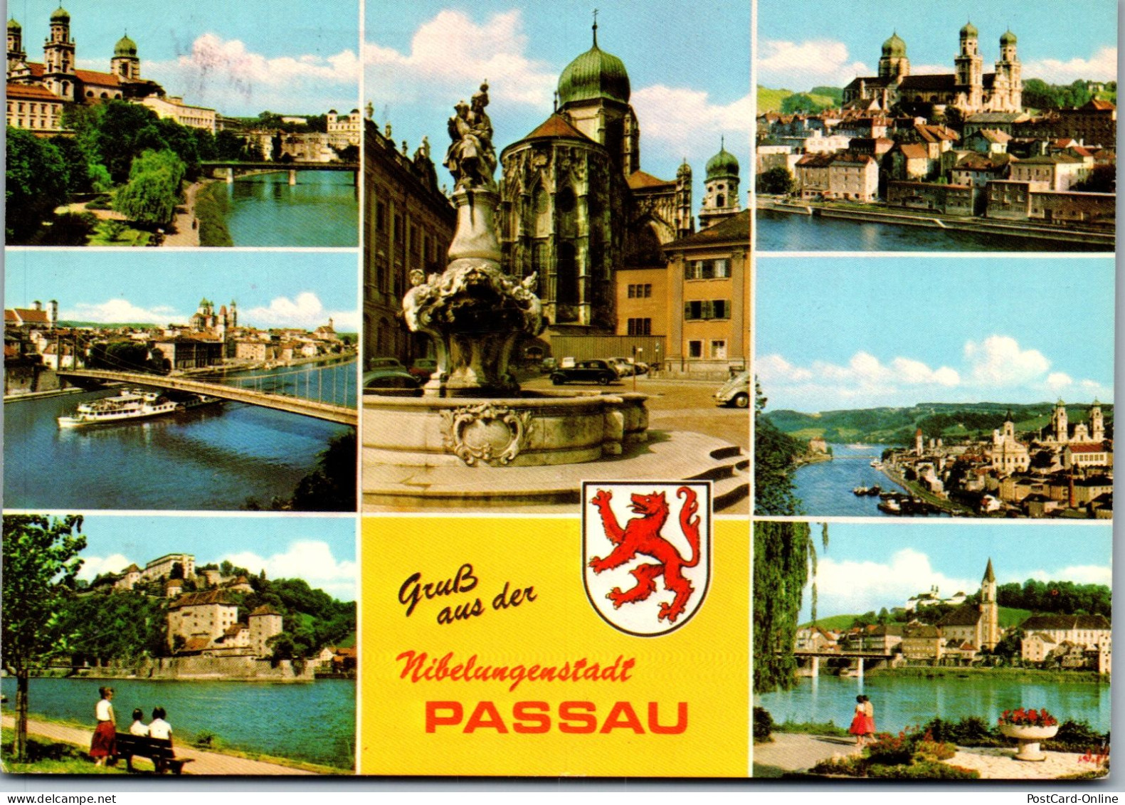 51702 - Deutschland - Passau , Mehrbildkarte - Gelaufen 1982 - Passau