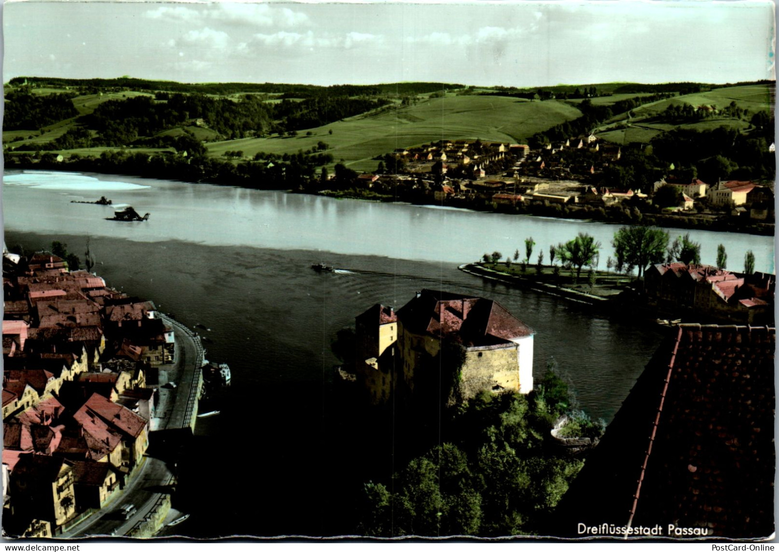 51703 - Deutschland - Passau , Dreiflüssestadt , Panorama - Gelaufen  - Passau