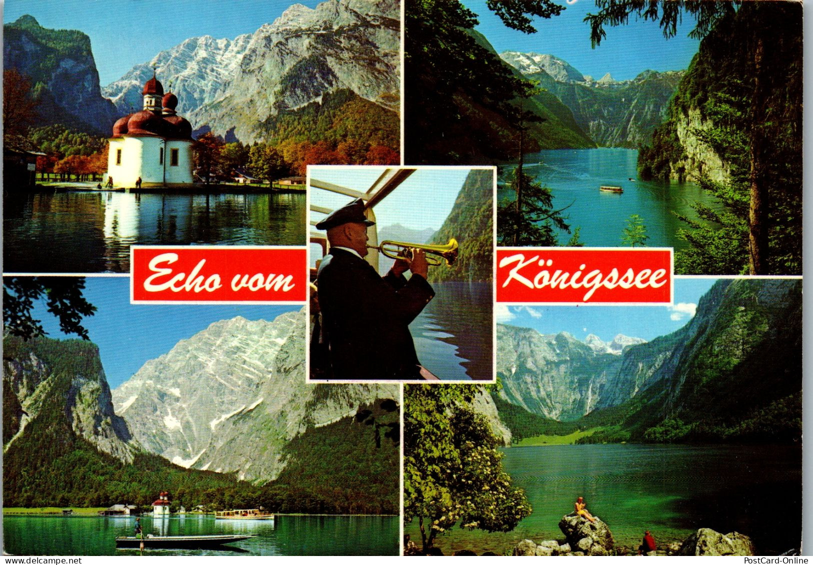 51684 - Deutschland - Königssee , Mehrbildkarte - Gelaufen  - Berchtesgaden