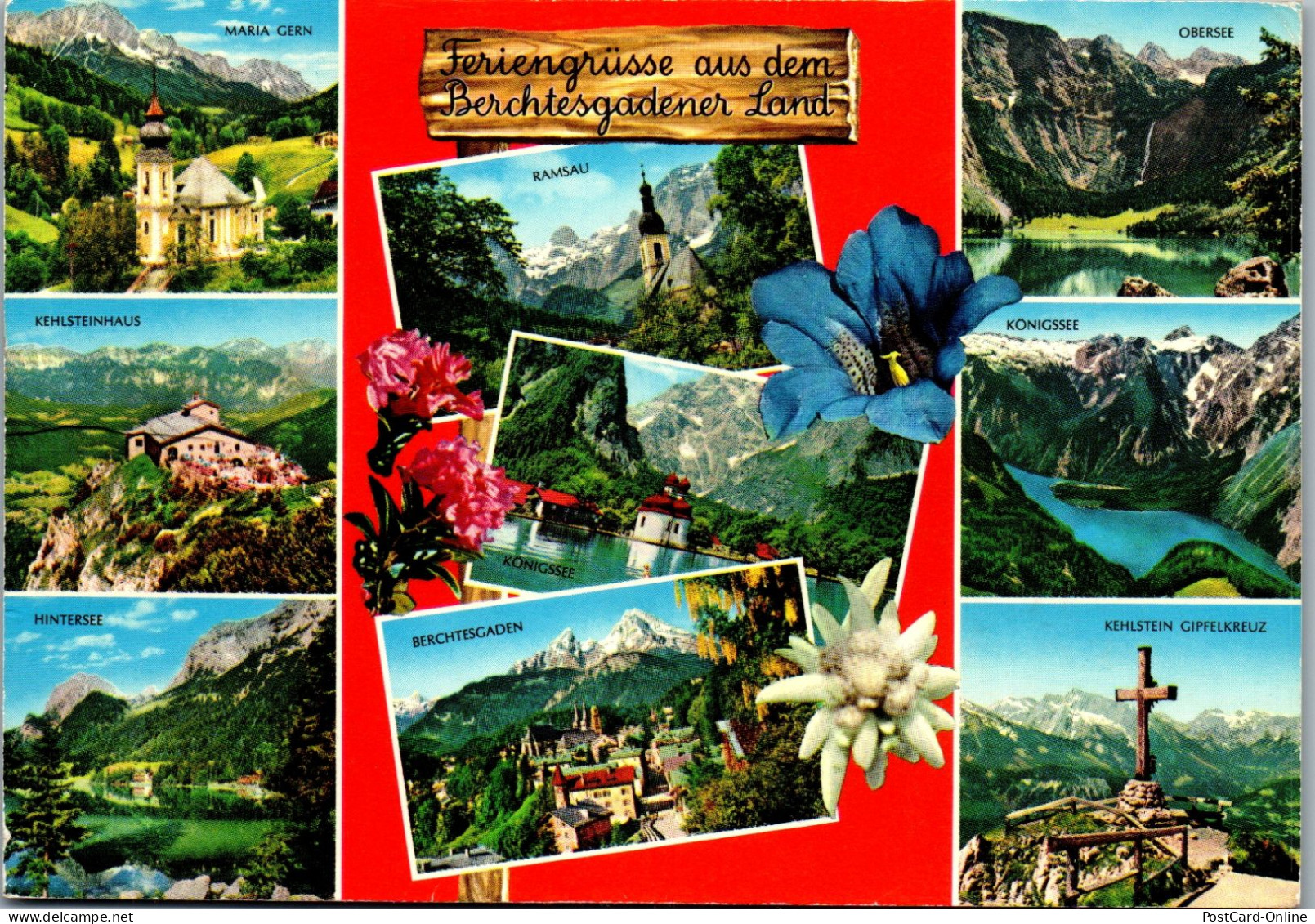 51675 - Deutschland - Berchtesgaden , Berchtesgadener Land , Mehrbildkarte - Gelaufen  - Berchtesgaden