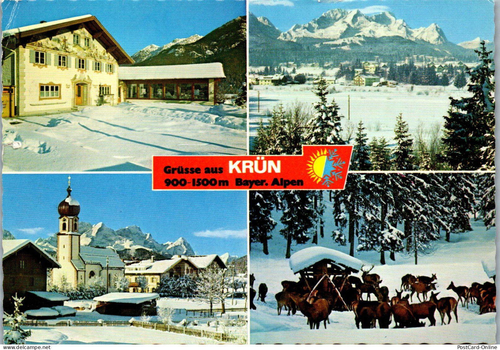 51665 - Deutschland - Krün , Mehrbildkarte - Gelaufen  - Garmisch-Partenkirchen