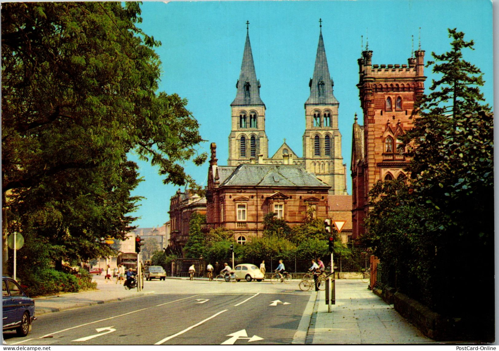 51662 - Deutschland - Landau , Pfalz , Marienkirche - Gelaufen 1974 - Landau