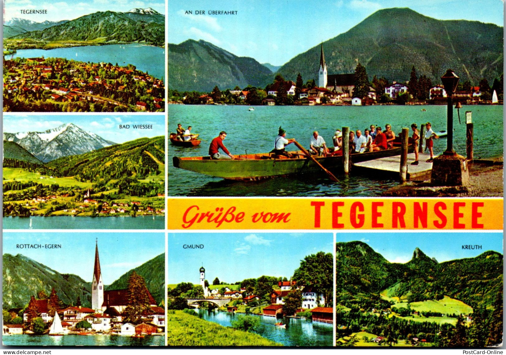 51654 - Deutschland - Tegernsee , Bad Wiessee , Rottach Egern , Gmund , Kreuth - Gelaufen  - Tegernsee