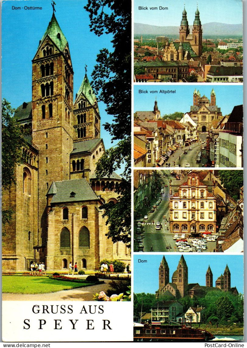 51641 - Deutschland - Speyer , Altpörtel , Dom , Haufhaus , Mehrbildkarte - Gelaufen 1980 - Speyer