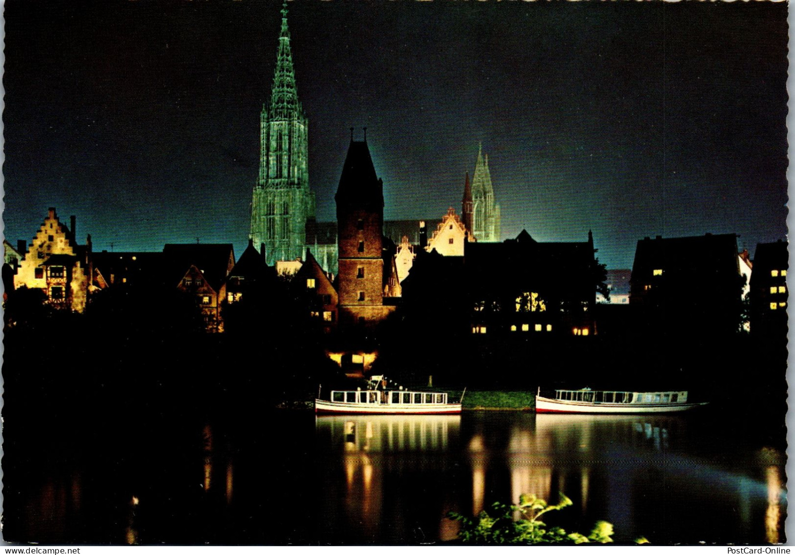 51644 - Deutschland - Ulm , An Der Donau , Bei Nacht - Nicht Gelaufen  - Ulm