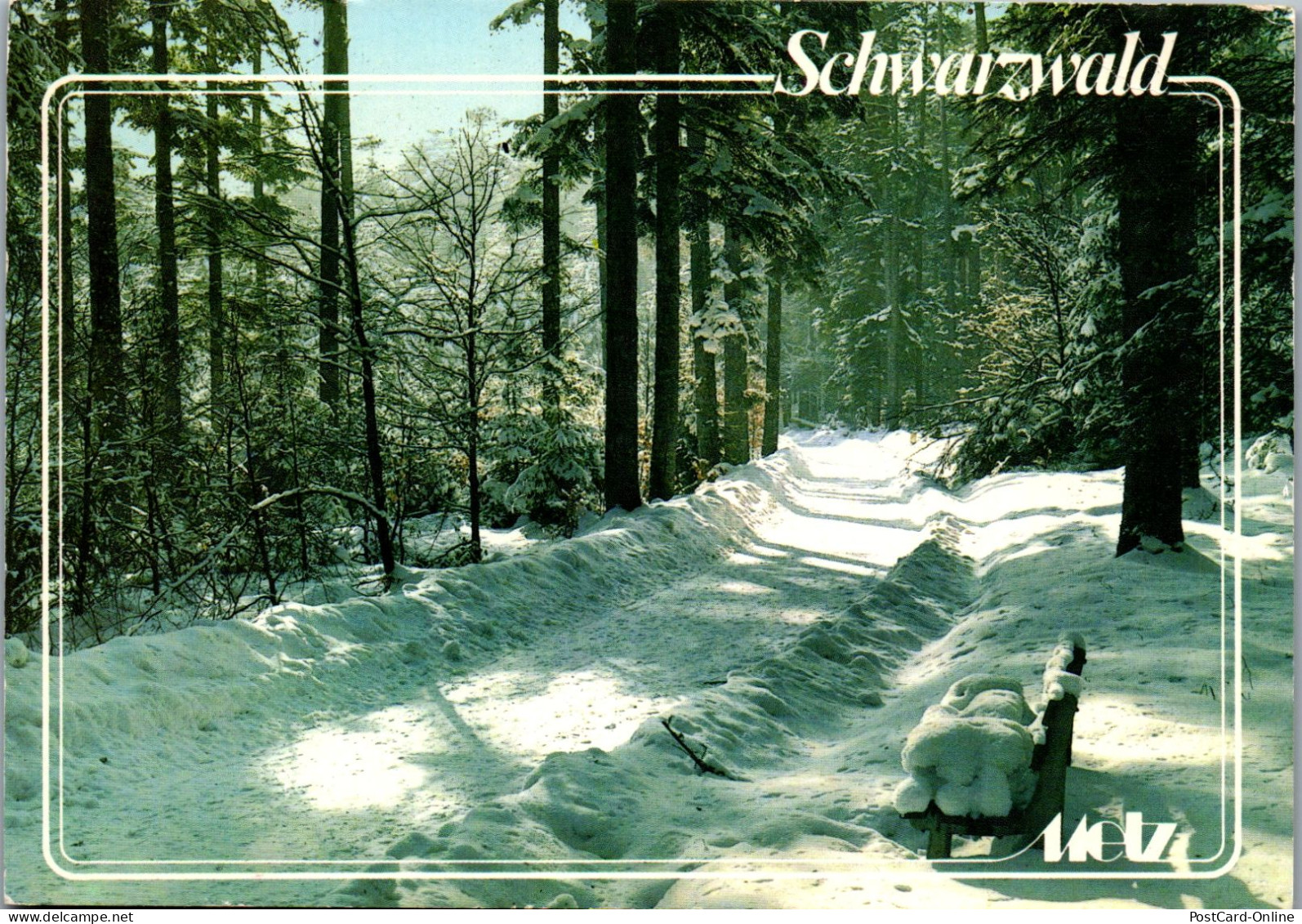 51631 - Deutschland - Schwarzwald , Motiv Im Winter , Winterlandschaft - Gelaufen 1991 - Sonstige & Ohne Zuordnung