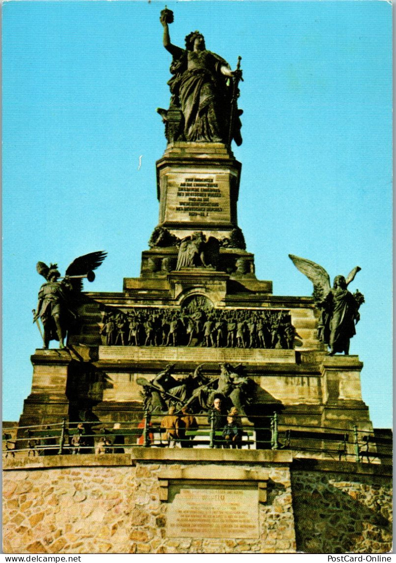 51616 - Deutschland - Rüdesheim , Niederwalddenkmal - Gelaufen 1974 - Ruedesheim A. Rh.