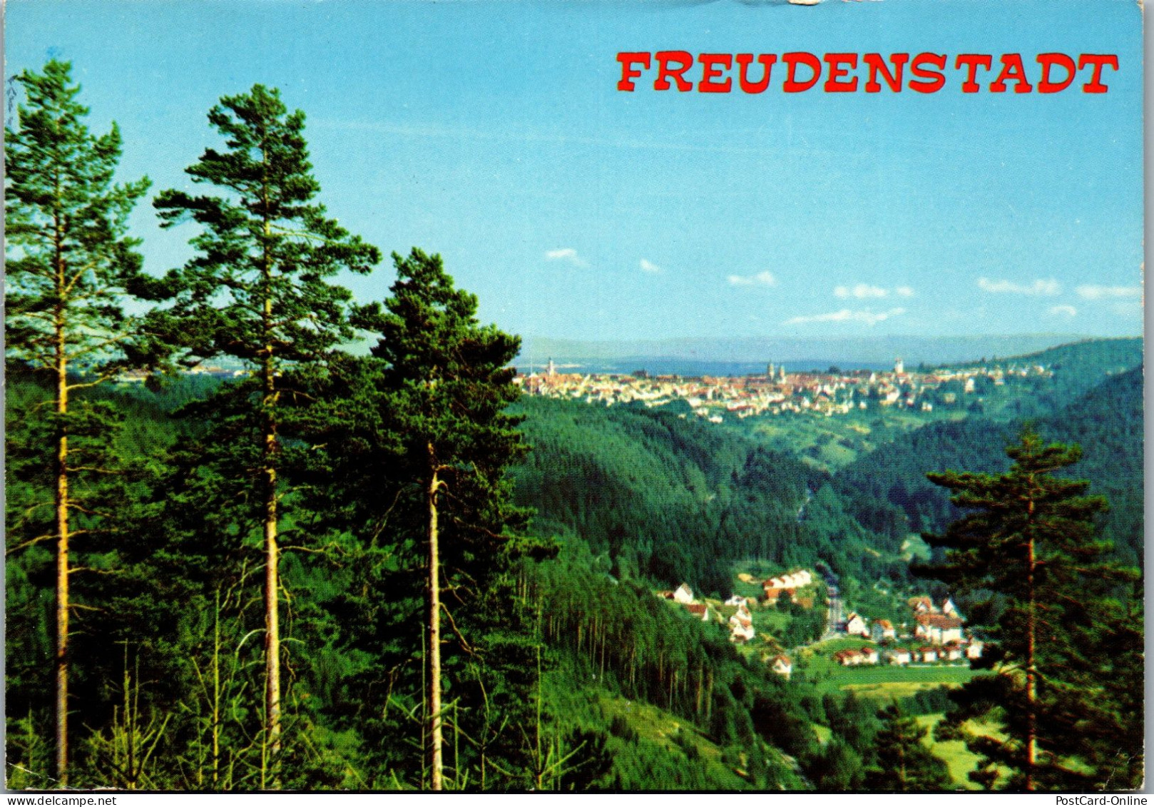 51614 - Deutschland - Freudenstadt , Blick Vom Friedrichstal Auf Freudenstadt - Gelaufen 1982 - Freudenstadt