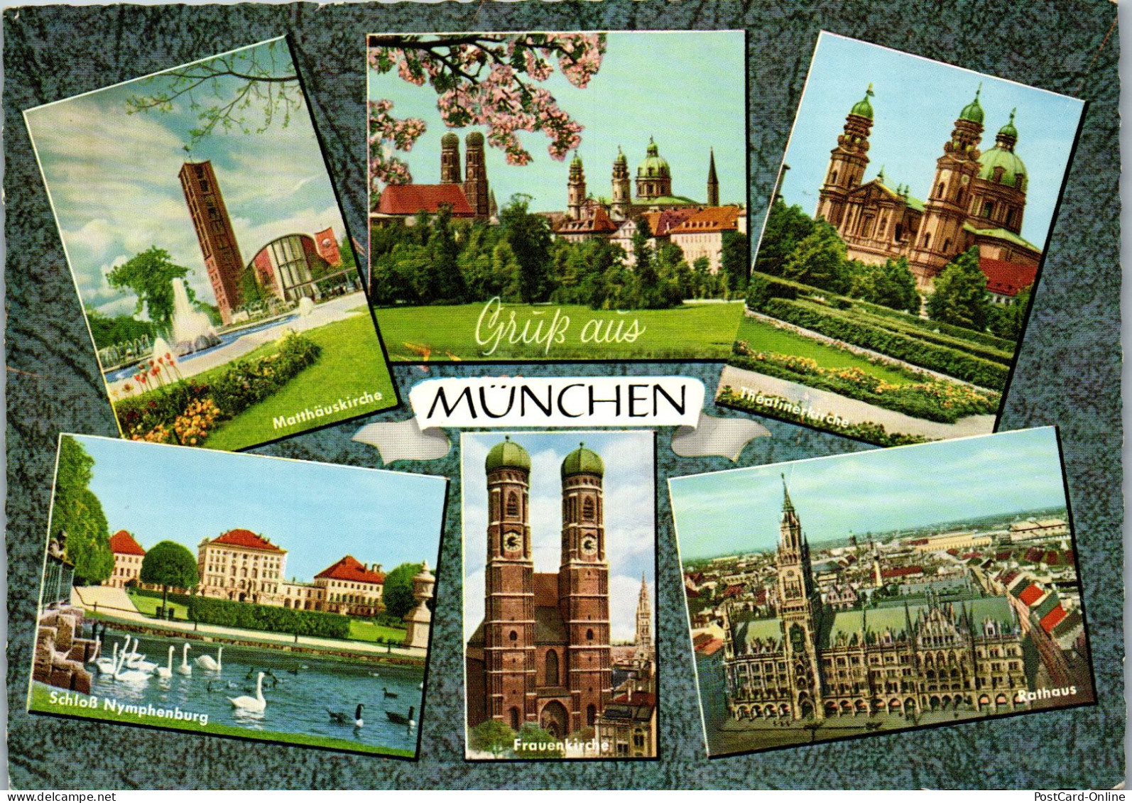 51606 - Deutschland - München , Mehrbildkarte - Gelaufen 1965 - Muenchen