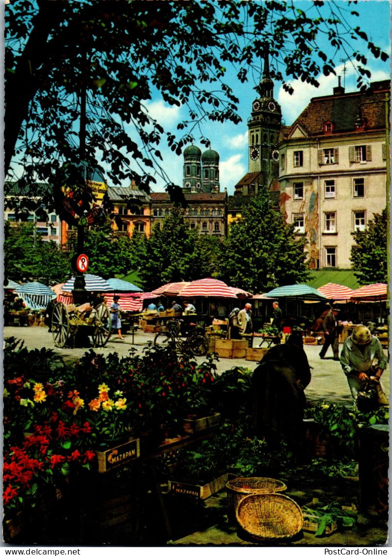 51603 - Deutschland - München , Viktualienmarkt - Gelaufen 1965 - Muenchen