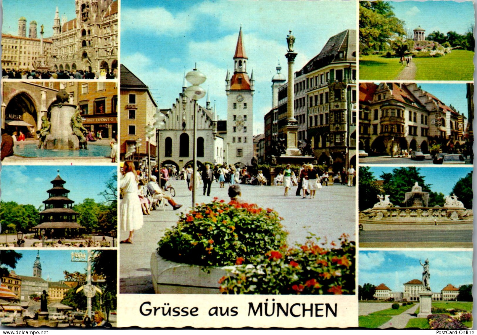 51607 - Deutschland - München , Mehrbildkarte - Gelaufen  - München