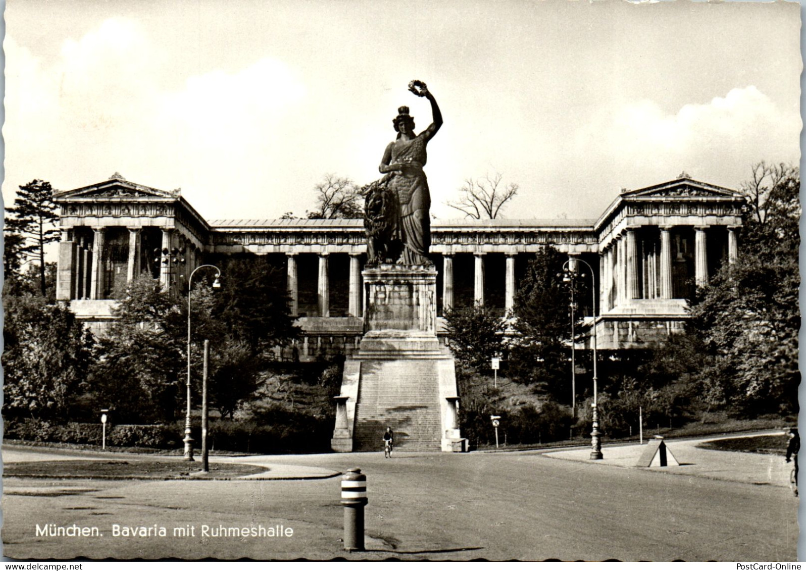 51587 - Deutschland - München , Bavaria Mit Ruhmeshalle - Gelaufen 1971 - Muenchen